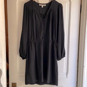 Fifteen Twenty Black Silk Mini Dress